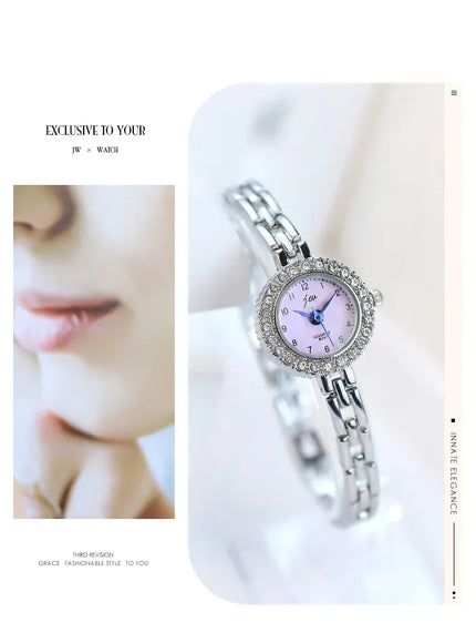 KissICON KissIcon Women Diamond Bracelet Watch - Elegant Quartz