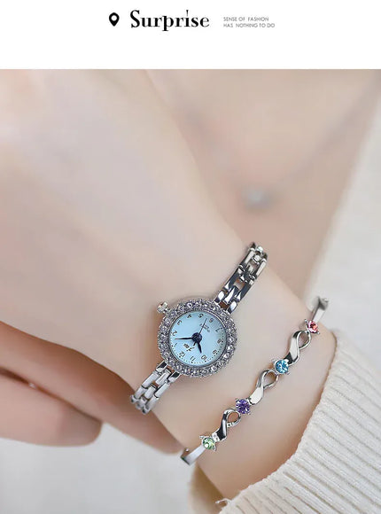 KissICON KissIcon Women Diamond Bracelet Watch - Elegant Quartz