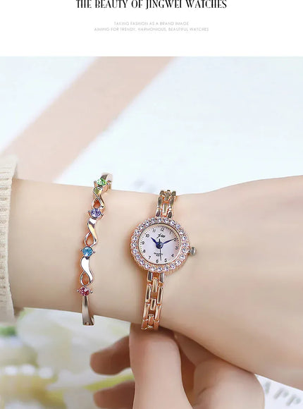 KissICON KissIcon Women Diamond Bracelet Watch - Elegant Quartz