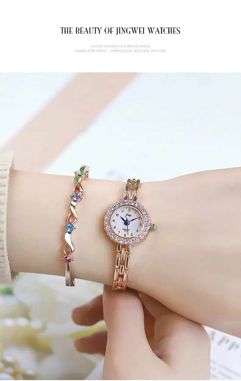 KissICON KissIcon Women Diamond Bracelet Watch - Elegant Quartz