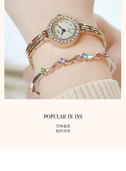 KissICON KissIcon Women Diamond Bracelet Watch - Elegant Quartz