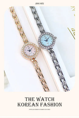 KissICON KissIcon Women Diamond Bracelet Watch - Elegant Quartz