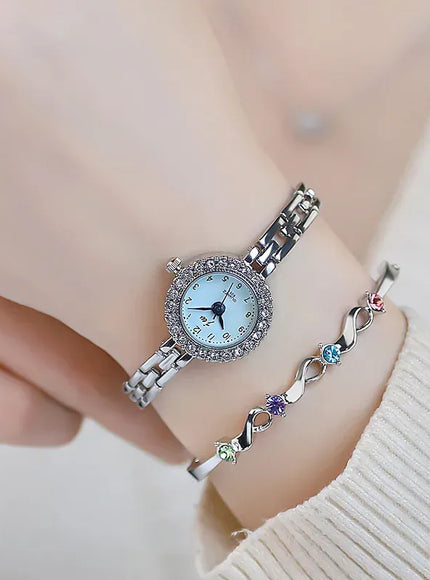 KissICON KissIcon Women Diamond Bracelet Watch - Elegant Quartz