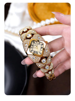 KissICON KissIcon Women Diamond Inlaid Luxury Watch - Waterproof