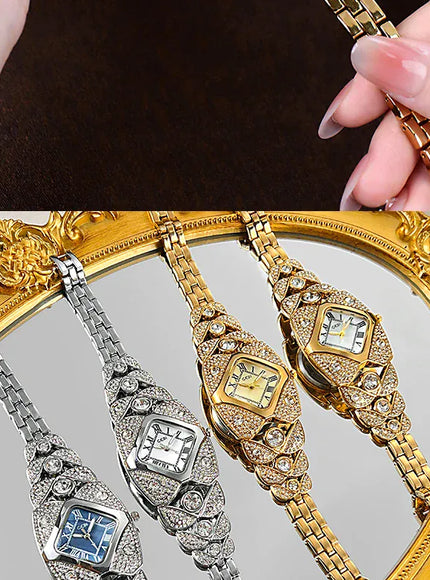 KissICON KissIcon Women Diamond Inlaid Luxury Watch - Waterproof