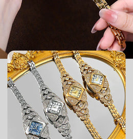 KissICON KissIcon Women Diamond Inlaid Luxury Watch - Waterproof