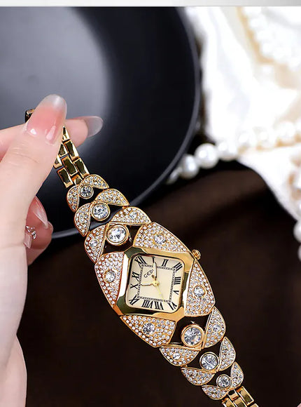 KissICON KissIcon Women Diamond Inlaid Luxury Watch - Waterproof