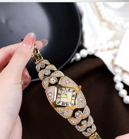 KissICON KissIcon Women Diamond Inlaid Luxury Watch - Waterproof