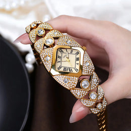 KissICON KissIcon Women Diamond Inlaid Luxury Watch - Waterproof