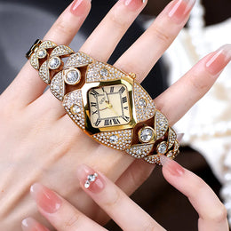 KissICON KissIcon Women Diamond Inlaid Luxury Watch - Waterproof