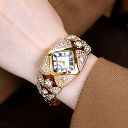 KissICON KissIcon Women Diamond Inlaid Luxury Watch - Waterproof