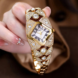 KissICON KissIcon Women Diamond Inlaid Luxury Watch - Waterproof