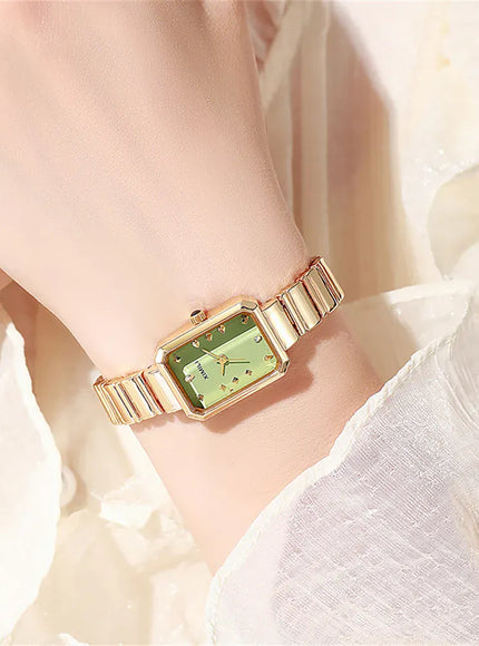 KissICON KissIcon Women Gold Square Watch - Stainless Steel