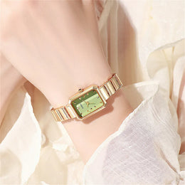 KissICON KissIcon Women Gold Square Watch - Stainless Steel