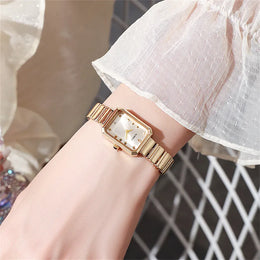 KissICON KissIcon Women Gold Square Watch - Stainless Steel