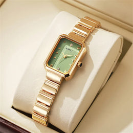 KissICON KissIcon Women Gold Square Watch - Stainless Steel