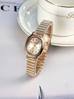 KissICON KissIcon Women Oval Gold Minimalist Watch - Steel