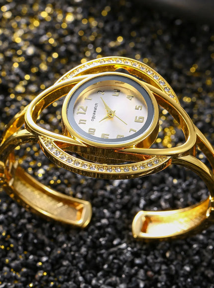 KissICON KissIcon Women's Watch Gold Tone Stainless - Light