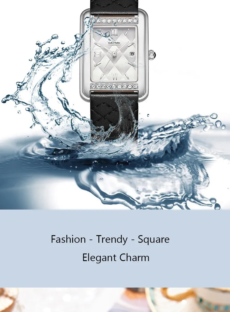 KissICON KissIcon Women Watch Diamond Waterproof Calendar - Stylish