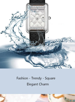 KissICON KissIcon Women Watch Diamond Waterproof Calendar - Stylish