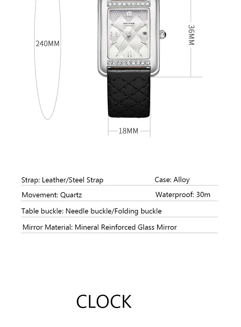 KissICON KissIcon Women Watch Diamond Waterproof Calendar - Stylish