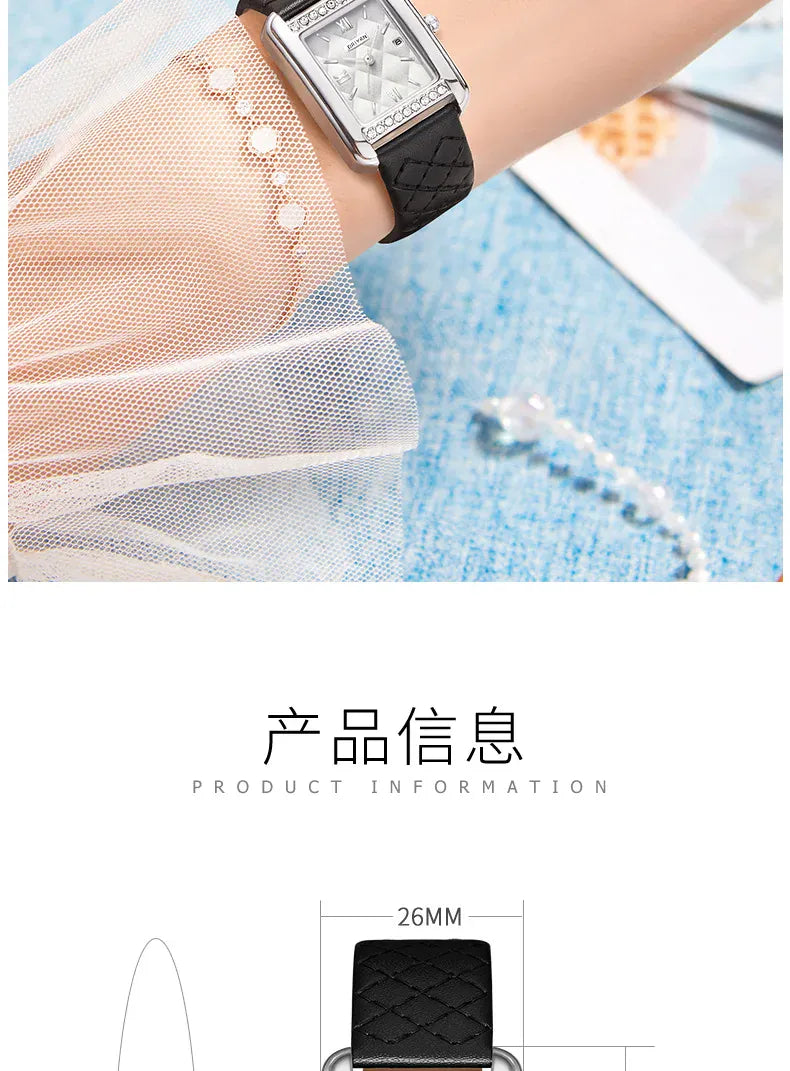 KissICON KissIcon Women Watch Diamond Waterproof Calendar - Stylish