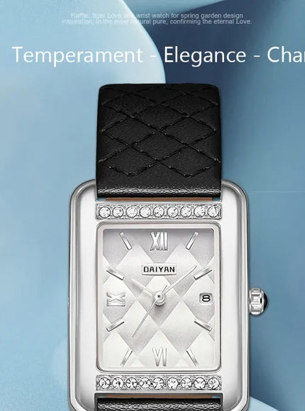 KissICON KissIcon Women Watch Diamond Waterproof Calendar - Stylish