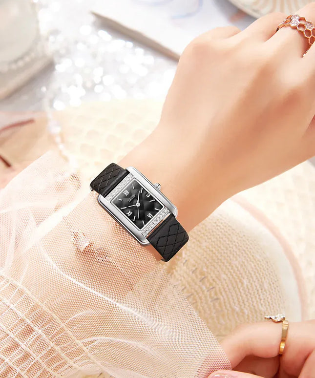 KissICON KissIcon Women Watch Diamond Waterproof Calendar - Stylish