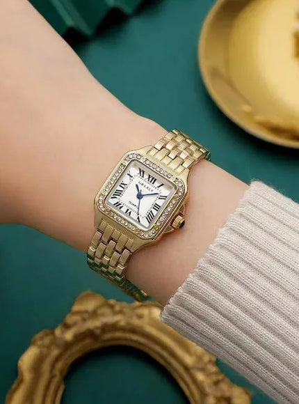 KissICON [KissIcon] Women Watch Gold Steel Quartz Watch -