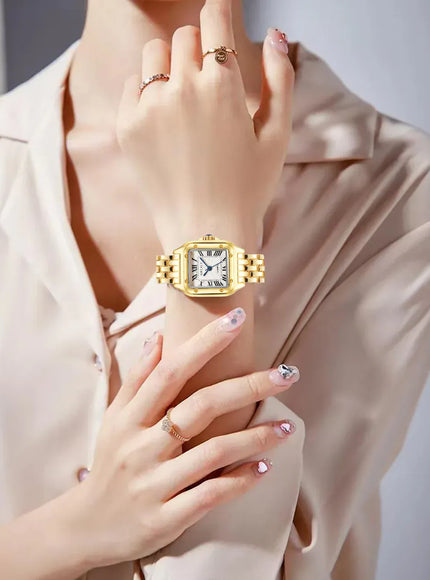 KissICON [KissIcon] Women Watch Gold Steel Quartz Watch -