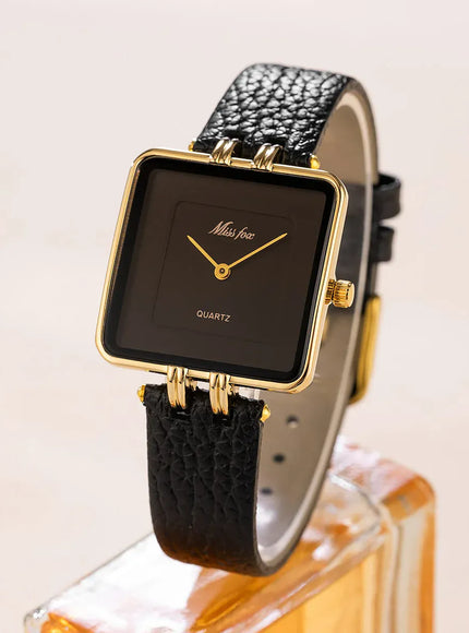 KissICON KissIcon Women Watch - Wine Red Square Waterproof