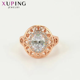 KissICON Kissicon Xuping Engagement Ring – Rose Gold Plated