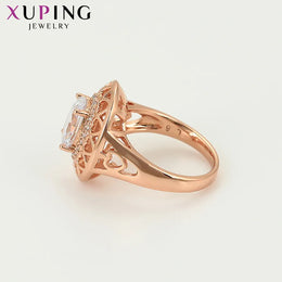 KissICON Kissicon Xuping Engagement Ring – Rose Gold Plated