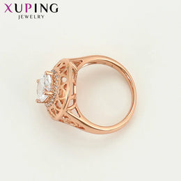 KissICON Kissicon Xuping Engagement Ring – Rose Gold Plated