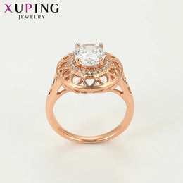 KissICON Kissicon Xuping Engagement Ring – Rose Gold Plated