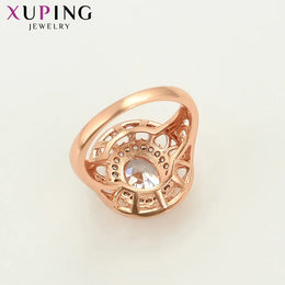 KissICON Kissicon Xuping Engagement Ring – Rose Gold Plated