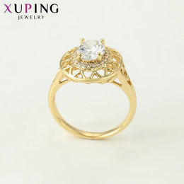 KissICON Kissicon Xuping Engagement Ring – Rose Gold Plated