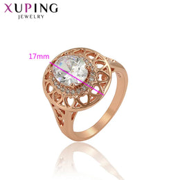KissICON Kissicon Xuping Engagement Ring – Rose Gold Plated