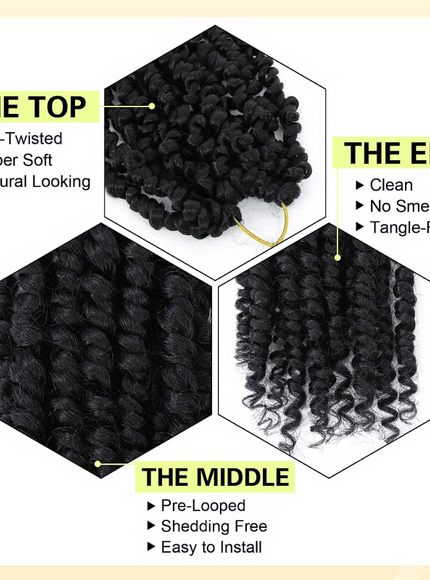 KissICON Kissicon Yorostar 8 Crochet Hair Extensions