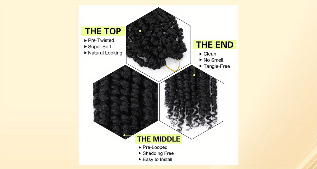 KissICON Kissicon Yorostar 8 Crochet Hair Extensions