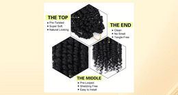 KissICON Kissicon Yorostar 8 Crochet Hair Extensions