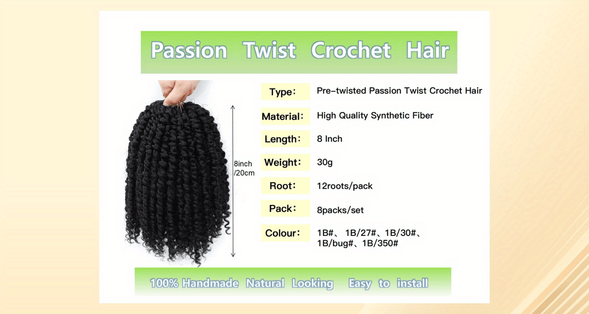 KissICON Kissicon Yorostar 8 Crochet Hair Extensions