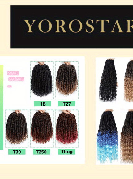 KissICON Kissicon Yorostar 8 Crochet Hair Extensions