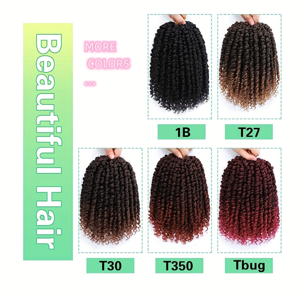 KissICON Kissicon Yorostar 8 Crochet Hair Extensions