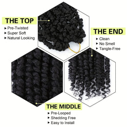 KissICON Kissicon Yorostar 8 Crochet Hair Extensions