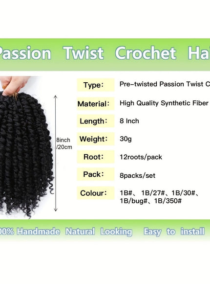 KissICON Kissicon Yorostar 8 Crochet Hair Extensions