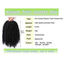 KissICON Kissicon Yorostar 8 Crochet Hair Extensions
