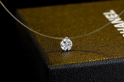 KissICON Kissicon Zircon Necklace – Clear Pendant Shine