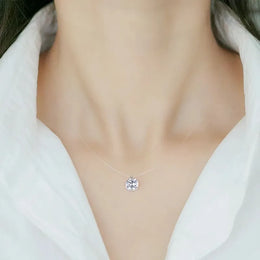 KissICON Kissicon Zircon Necklace – Clear Pendant Shine