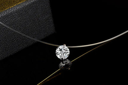 KissICON Kissicon Zircon Necklace – Clear Pendant Shine